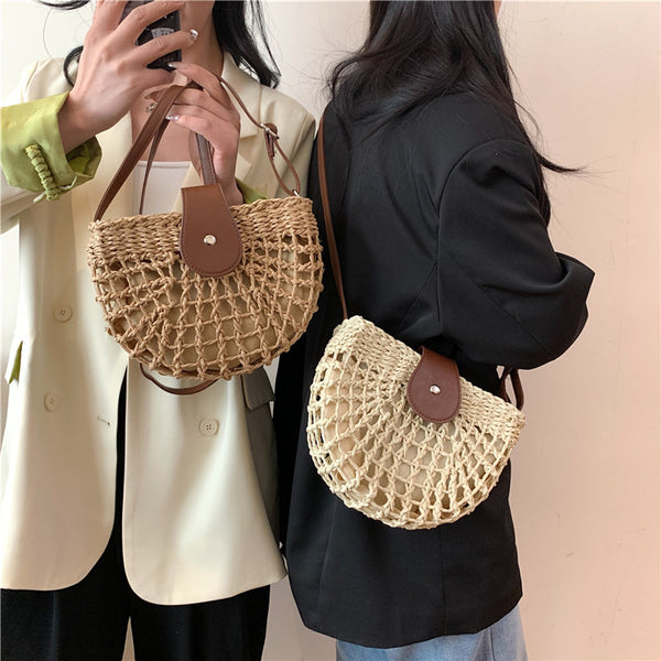 Bolso de Paja Tejido Playa