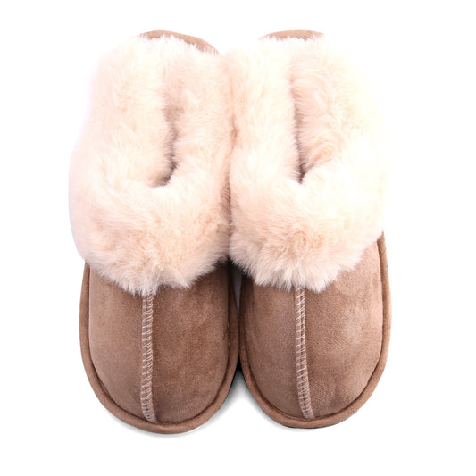 Velvet cozy slippers