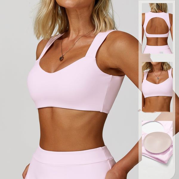 Double strap sculpt bra