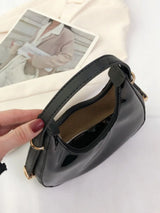 Bolso Hombro PU con Transparencia
