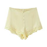 Conjunto Camisola y Shorts Encaje Negro