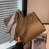 Bolso Tote Gran Capacidad con Pañuelo