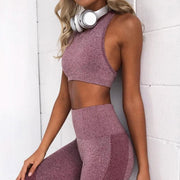 Conjunto Yoga Seamless Top Acolchado
