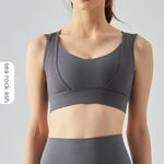 Sculpt one-piece run bra
