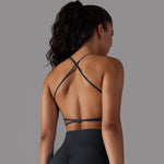 Cross sculpt bra