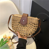 Bolso de Paja Tejido Playa