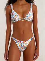 Floral print bikini
