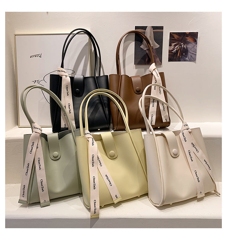 Bolso Shopper Grande Hombro con Letras