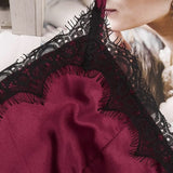 Camisón de Encaje Escote V