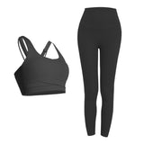 Back cross yoga set