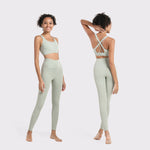 Back cross yoga set