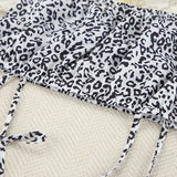 Conjunto leopardo sleepwear tres piezas