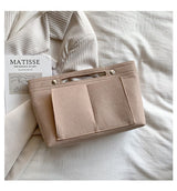 Bolso Fieltro Bordado Gran Capacidad