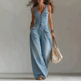 Mono Denim Lavado Tirantes