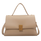 Bolso Grande de Hombro Retro con Cerradura