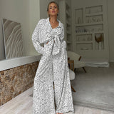 Loose long sleeve pyjama set