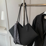 Bolso Tote Gran Capacidad con Pañuelo