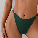 Resort solid bikini