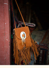 Bolso Sobre con Flecos Bohemio