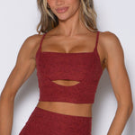 Hollow sculpt bra