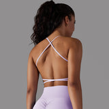 Cross sculpt bra