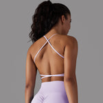 Cross sculpt bra