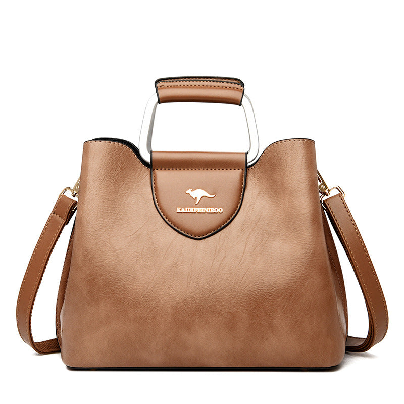 Bolso Cubo Piel Bandolera