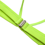 Neon triangle bikini