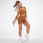 Seamless short sleeve set