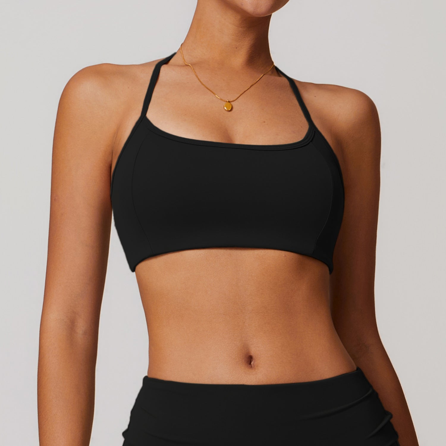 Halter sculpt bra