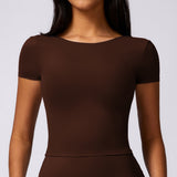 Brushed sculpt tee