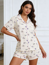 Pijama Floral Crepé