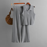 Conjunto Camisola Cremallera Talle Alto