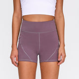 Shorts Deportivos Cintura Alta Algodón