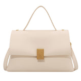 Bolso Grande de Hombro Retro con Cerradura