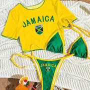 Bikini Tres Piezas Estampado
