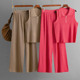 Conjunto Camisola Cremallera Talle Alto