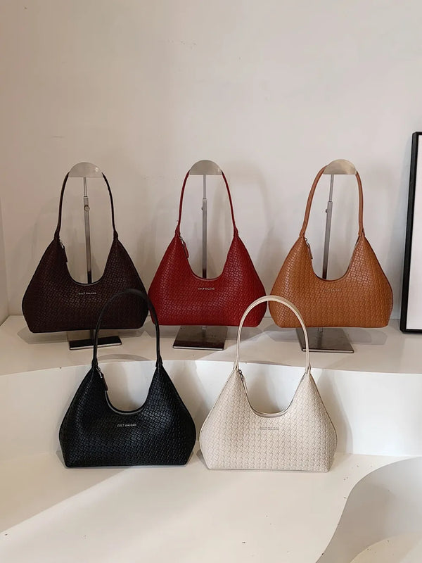 Bolso Hombro Piel Texturizada