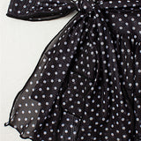 Vintage polka dot skirt bikini