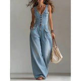 Mono Denim Lavado Tirantes