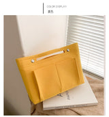 Bolso Fieltro Bordado Gran Capacidad
