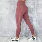 Leggings Yoga Talle Alto con Bolsillos