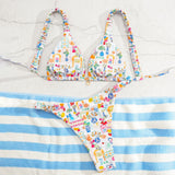 Floral print bikini