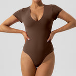Nude sculpt jumpsuit