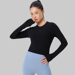 Thread crop sculpt top