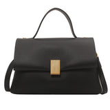 Bolso Grande de Hombro Retro con Cerradura