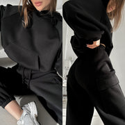 Conjunto Sudadera con Capucha Otoño