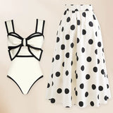 Conjunto Bañador y Pareo Vintage