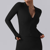 Sculpt zip top