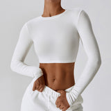Thread crop sculpt top